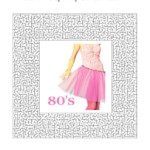 Free Printable 80s Party Game And Pen And Paper Activity 80s Party