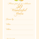 Free Printable Anniversary Party Invitations FREE PRINTABLE TEMPLATES