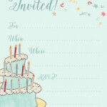 Free Printable Birthday Invitation Cards