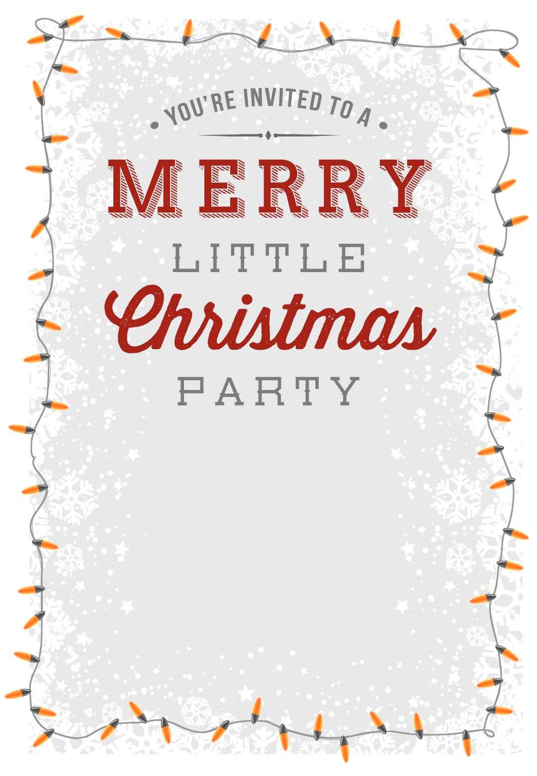 Free Printable Christmas Invitation Christmas Party Invitation