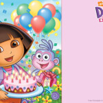 Free Printable Dora The Explorer Party Invitation Template Party Dora