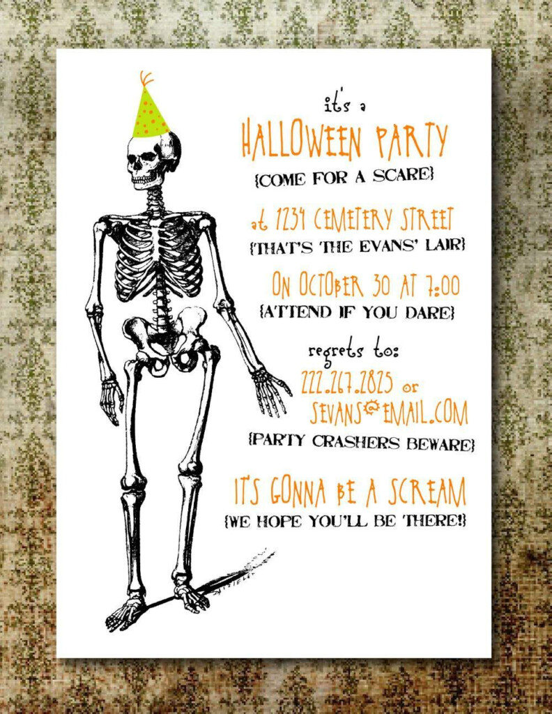 Free Printable Halloween Invitations Free Halloween Party Invitations 