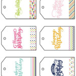 Free Printable Happy Birthday Gift Tags Happy Birthday Gifts Gift