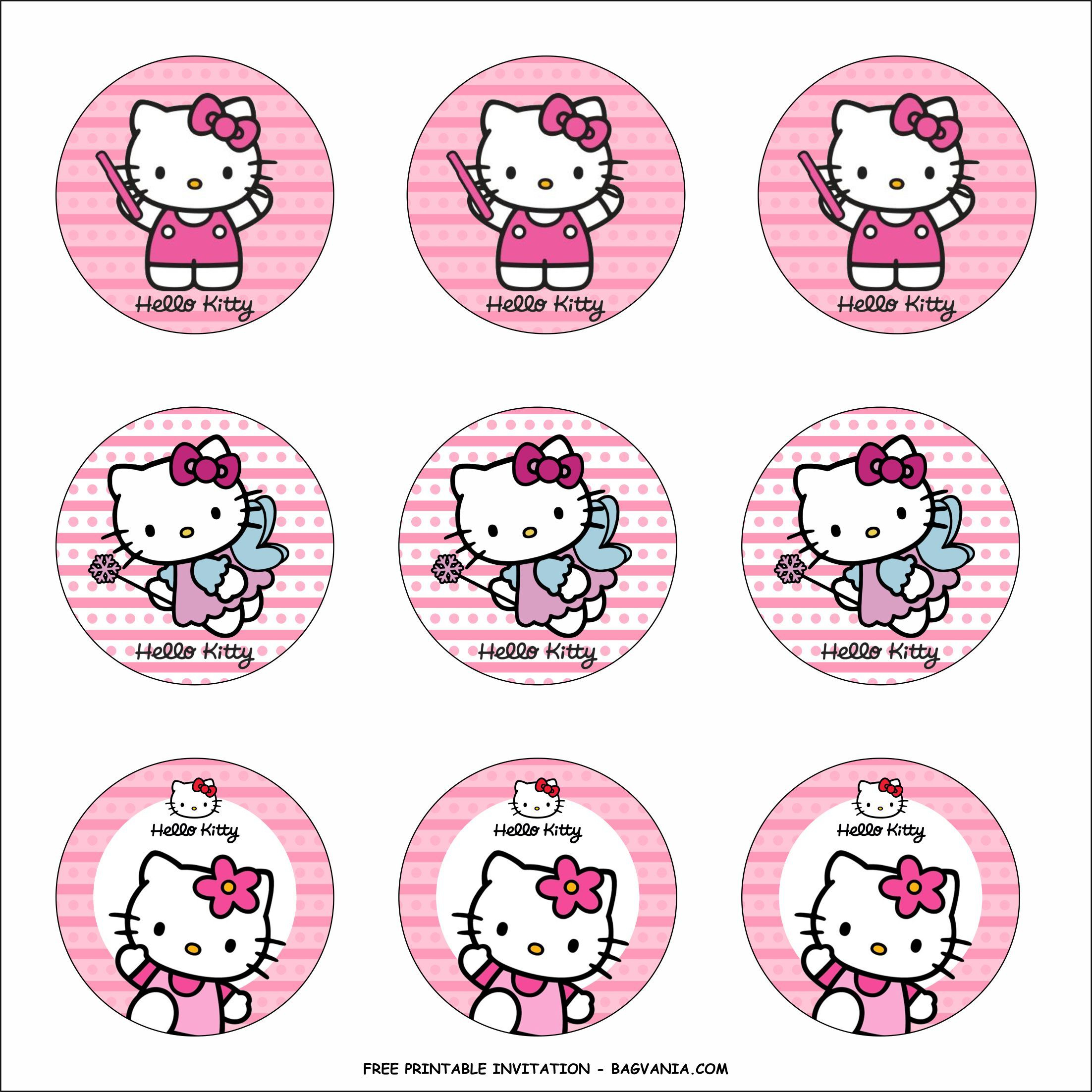 Free Printable Hello Kitty Birthday Party Kits Template Hello Kitty 