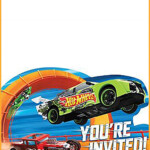 Free Printable Hot Wheels Invitation Templates For Download Hot