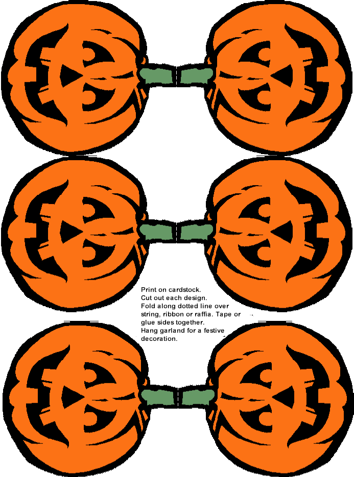 FREE PRINTABLE PUMPKIN DECORATIONS Cr ations D halloween Lettrage 