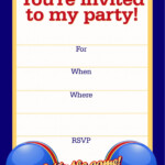 Free Printable Sports Birthday Party Invitations Templates Party