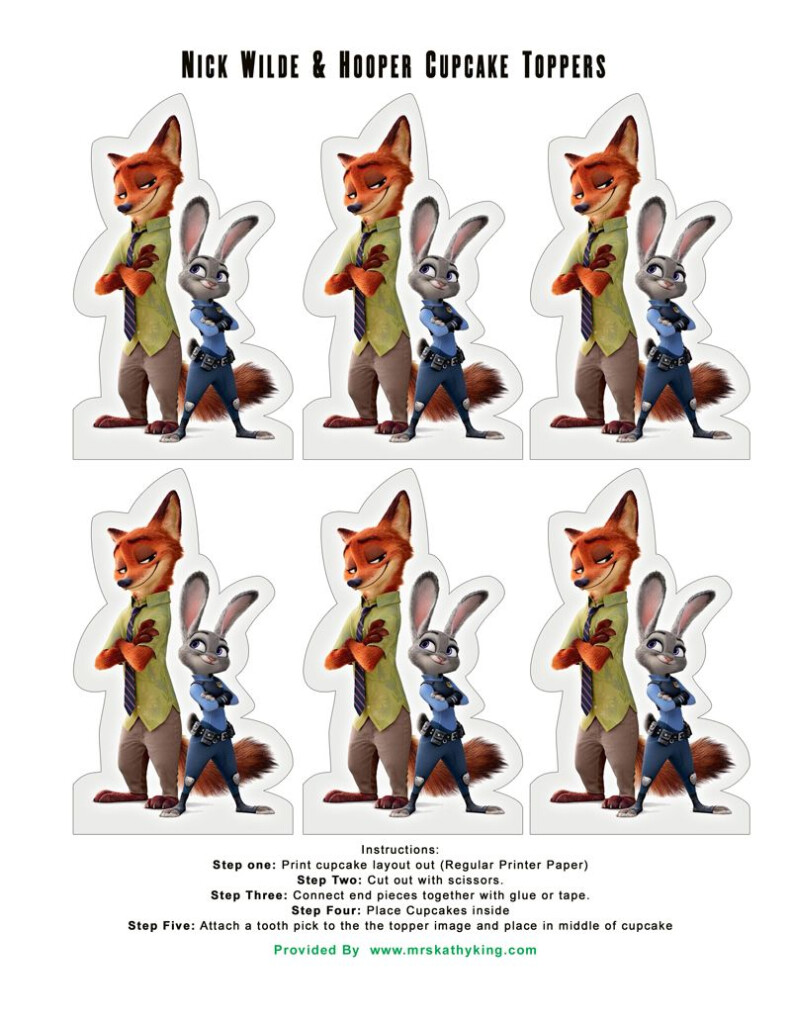 FREE Printable ZOOTOPIA BIRTHDAY PARTY DECORATIONS ZOOTOPIAEVENT 