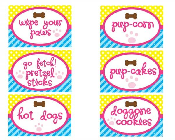 Free Puppy Dog Party Printables