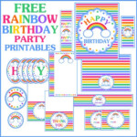 FREE Rainbow Birthday Printables Catch My Party