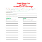 Get Party Guest Sign In Sheet Template Pictures