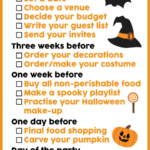 Get Set For Halloween With Our Free Printable Halloween Party Checklist