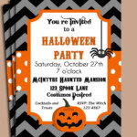 Halloween Party Invitation Printable Or Printed With FREE SHIPPING ANY