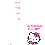 Hello Kitty FREE Printable Birthday Party Invitation Hello Kitty