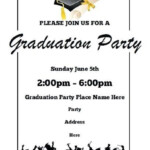 High School Graduation Party Invitation Templates Shilohmidwifery