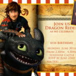 How To Train Your Dragon Invitations RidorLive