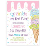 Ice Cream Invitation