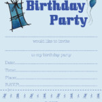 Invitations For A Birthday Party Free Printable Invitation Card