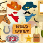 Items Similar To Printable Cowboy Party Photo Booth Props Cowgirl