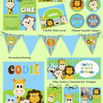 Jungle Animals Party Printable Kids Party Printables Jungle Animals