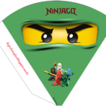 Kit Digital Anivers rio Ninjago Para Imprimir Tudo Para Festa