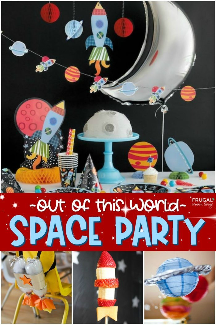 Kitchen Dining Space Party Supplies Space Printable Birthday Party 