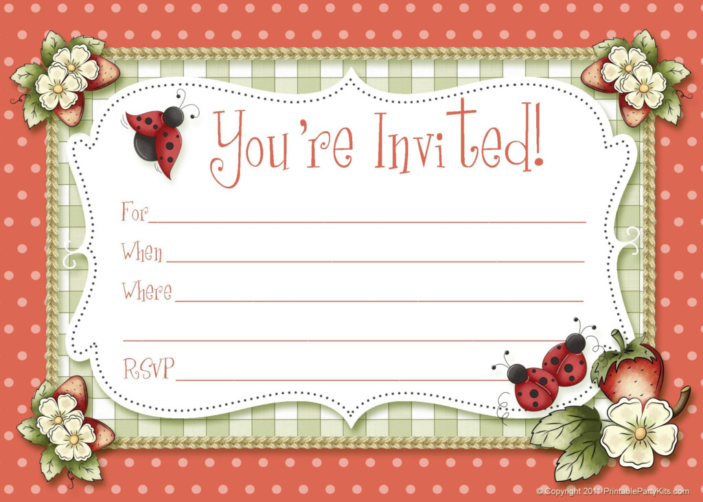 Make Printable Party Invitations Online Free Free Printable