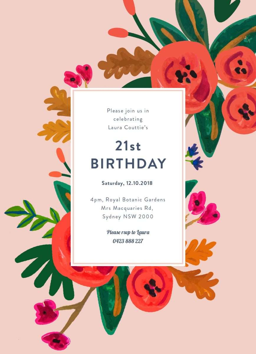 Make Your Own Birthday Party Invitations BirthdayTalk