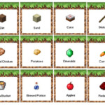Minecraft Birthday Party Food Labels Free Printable Now With Apples