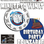 Minute To Win It Party Invitations Free Printable Printable Templates