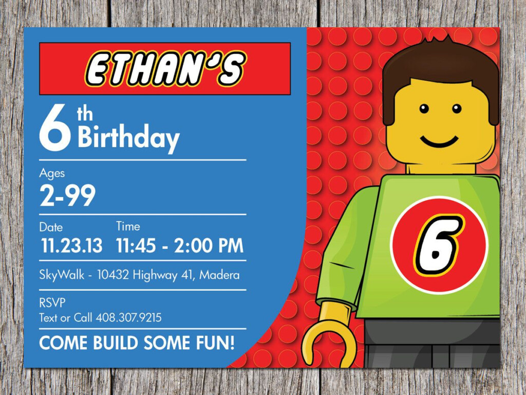 Nice Lego Birthday Party Invitations Check More At Http www egreeting 