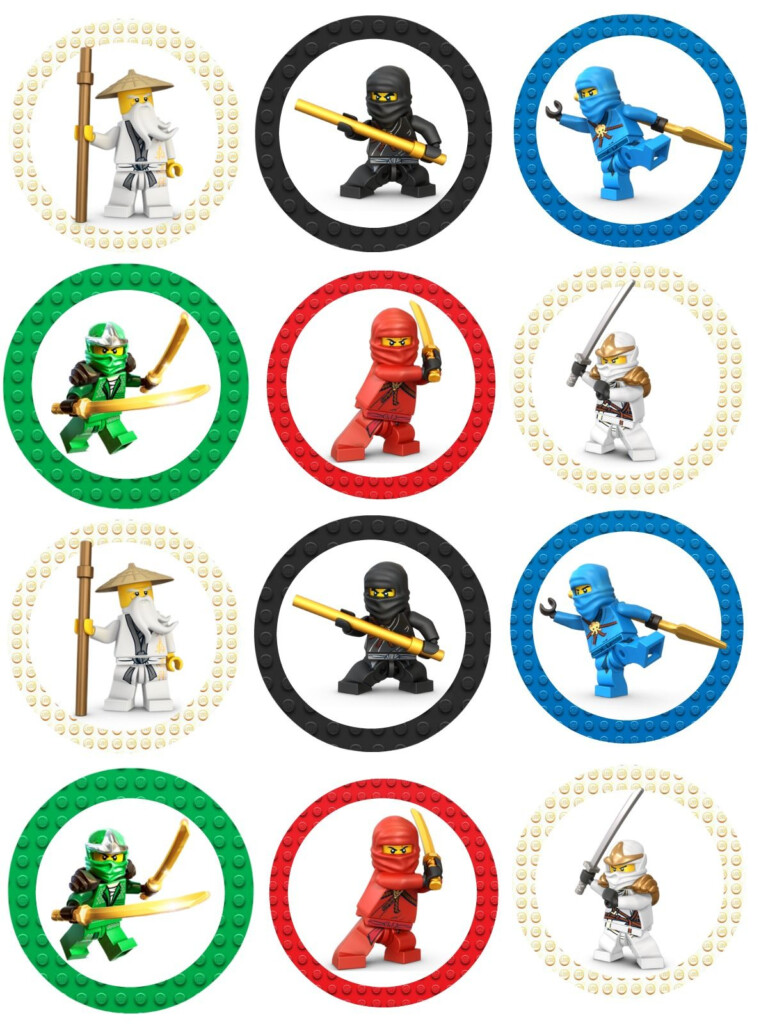 Ninjago Free Birthday Party Printables Delicate Construction 