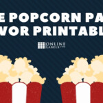 Party Favor Template Diy Popcorn Box Party Templates Printables Diy