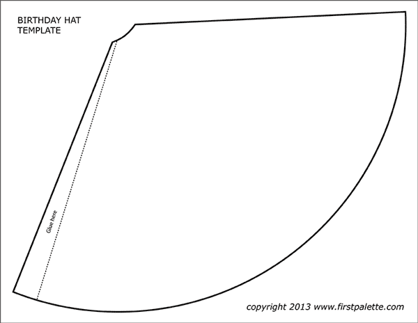 Party Hat Template Ubicaciondepersonas cdmx gob mx