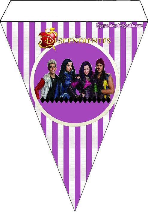 Party Printables Free Descendants Party Ideas Birthdays Disney 