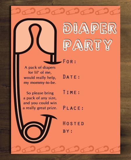 Pin By Carolina Medin On Baby Shower In 2020 Diaper Party Invitations 