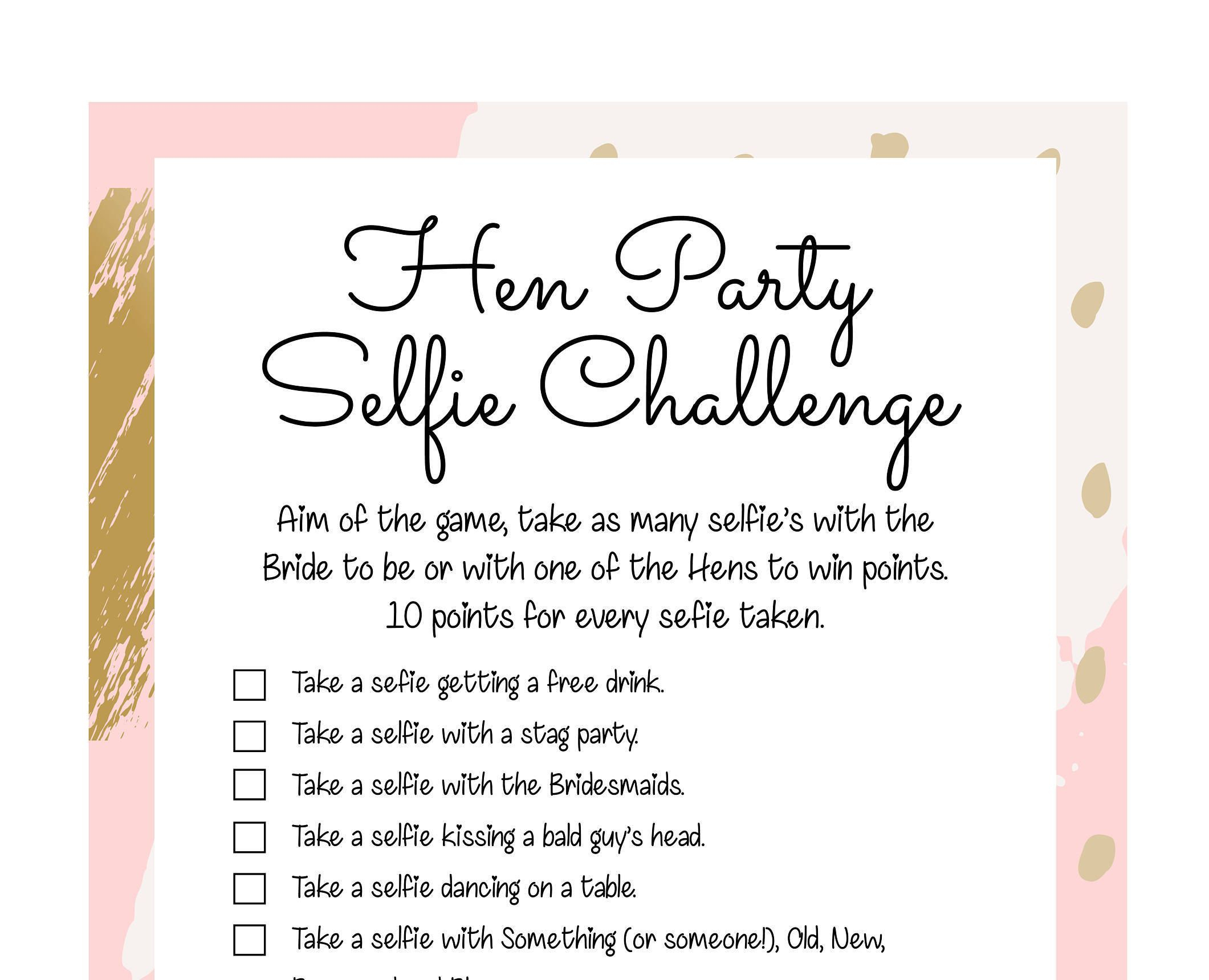 Pin By Jessica Skipper On Challenge Card Hen Party Games Card Challenges