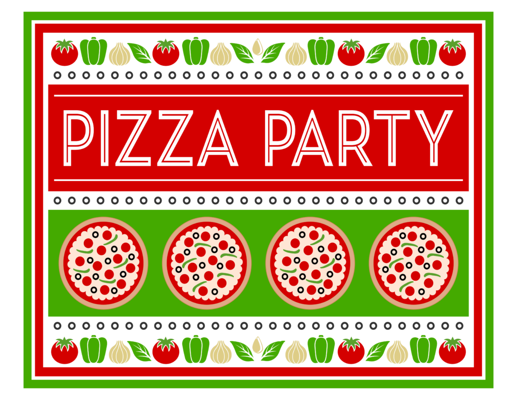 Pizza Party Invitations Pizza Party Fun Pizza Party