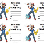 Pokemon Birthday Invitations Free Printable