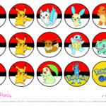 Pokemon Cupcake Toppers Printable Printable Word Searches