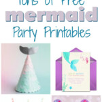 Printable Centerpieces Mermaid Party Centerpieces Table D cor Home