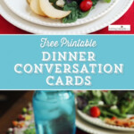 Printable Dinner Conversation Starter Cards Dinner Party Games