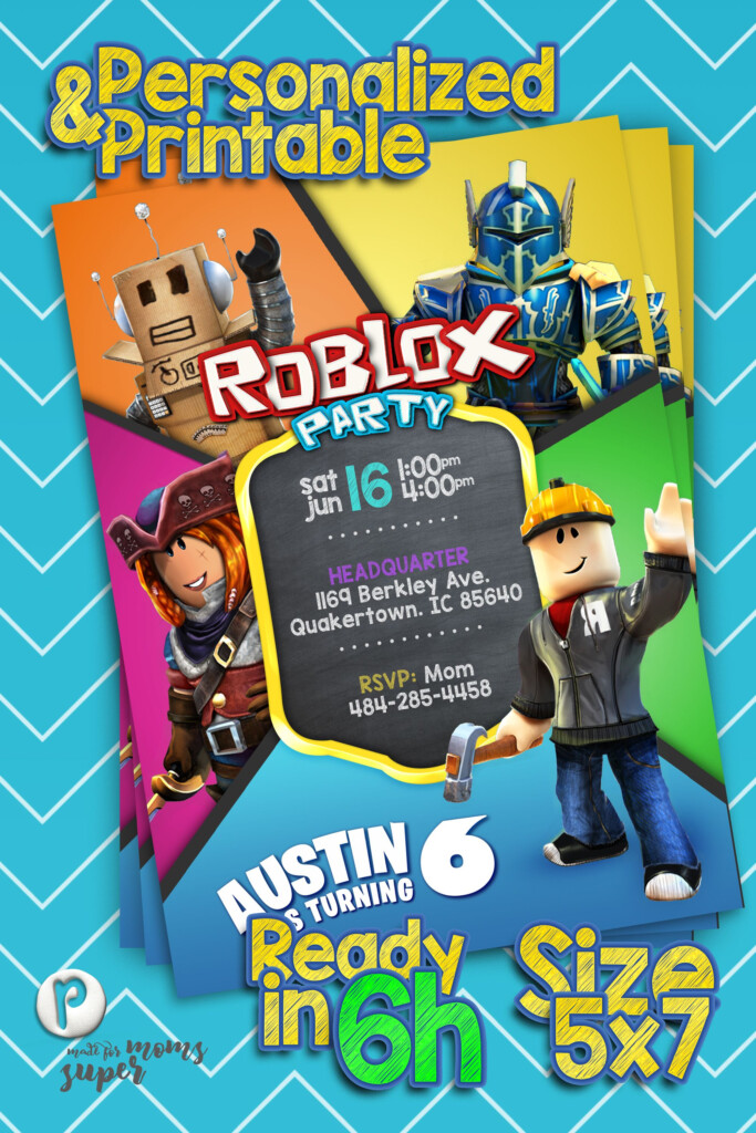 Roblox Birthday Banner Printable