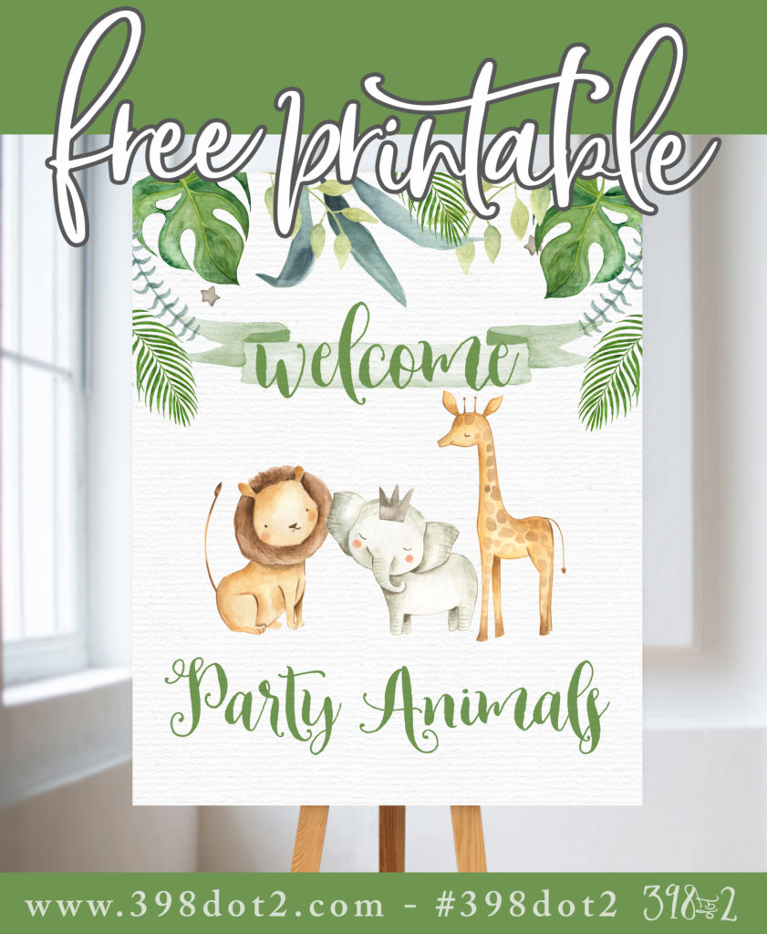 Safari Party Free Printable 398DOT2