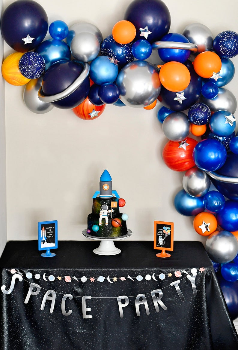 Space Themed Birthday Party Balloon 26 Rocket Balloon 30 Astronaut 