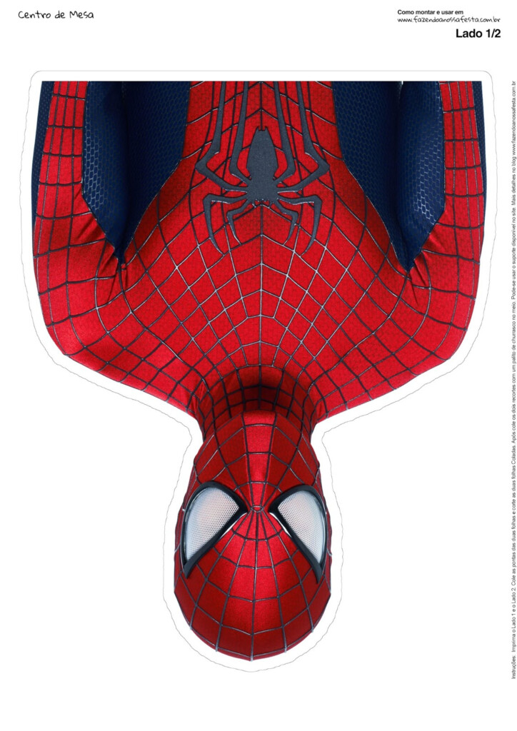 Spiderman Free Printable Centerpiece Oh My Fiesta For Geeks