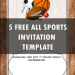 Sports Invitations Invitation Card