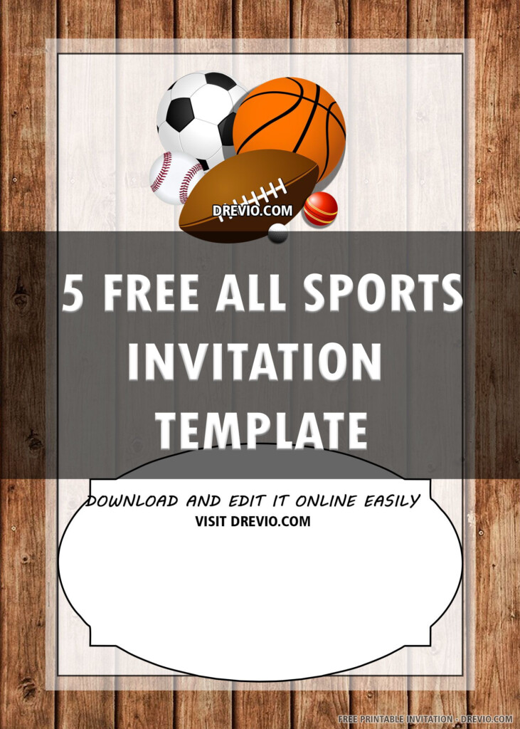 Sports Invitations Invitation Card