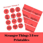 Stranger Things 3 Party And Free Printables Stranger Things Themed