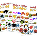 Superhero Bingo Free Printable